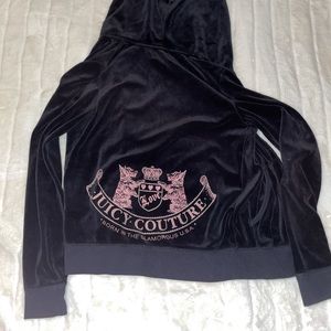 Juicy Couture Velvet Zip-up Jacket